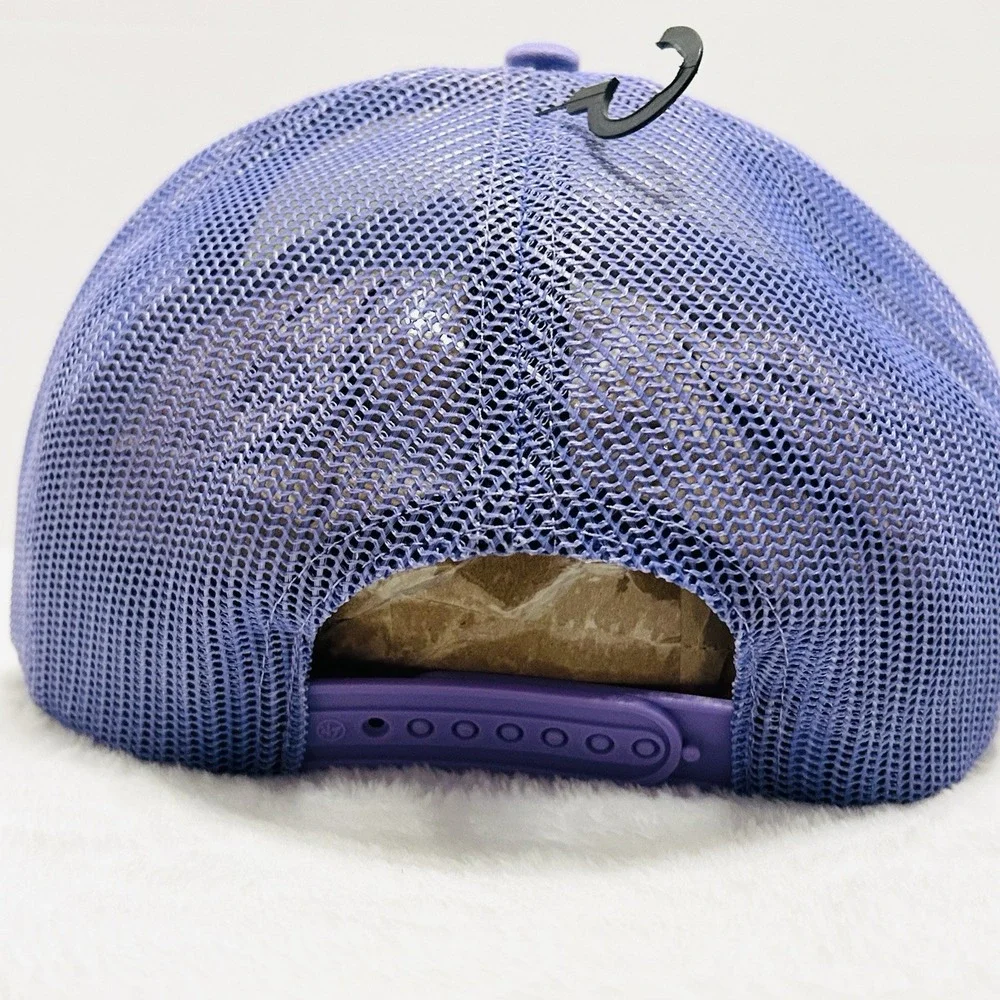 '47 Brand Utah Jazz Luminance‎ A-Frame Trucker Hat Cap Adjustable Snap Purple